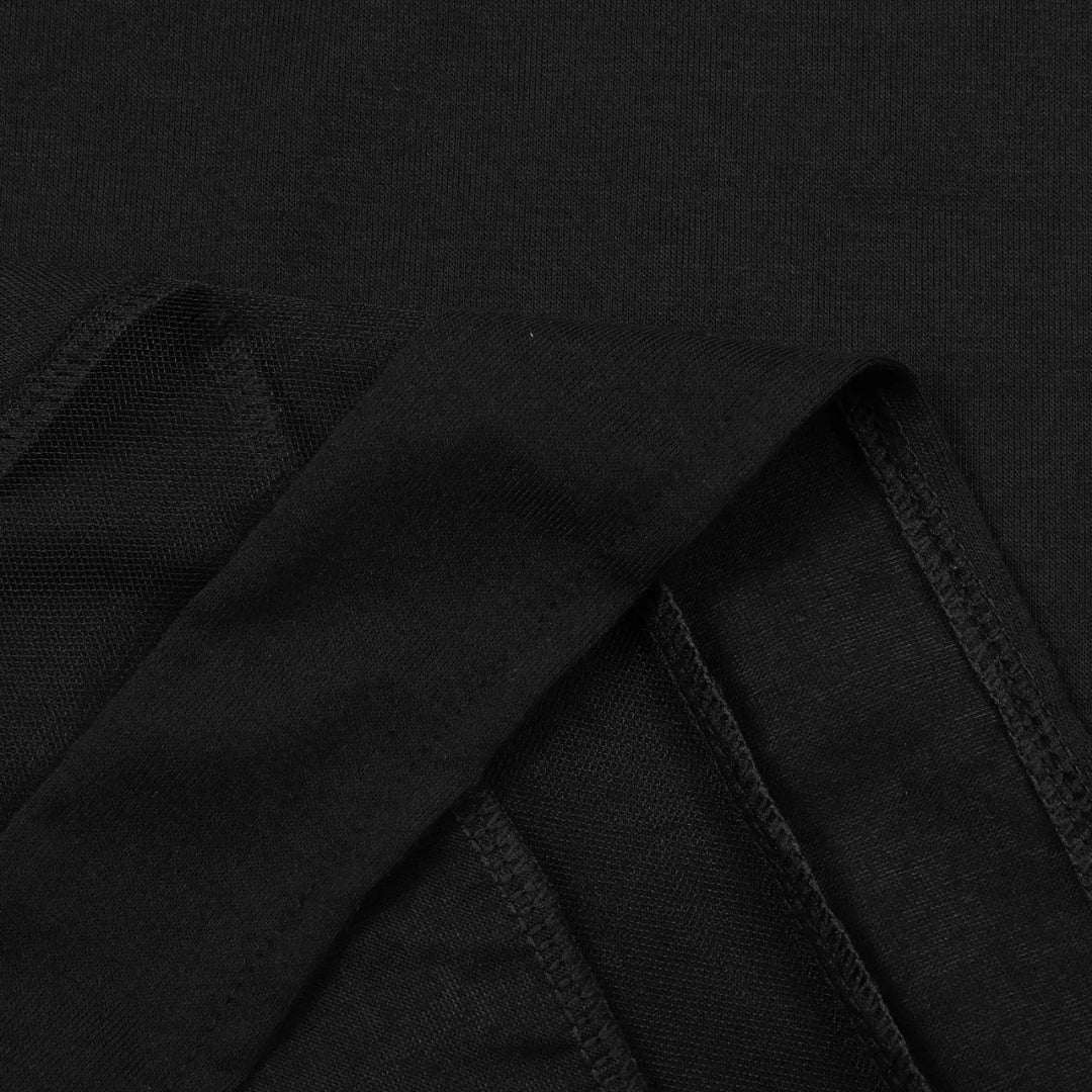 MEWE | Scallop V Neck Mini Dress with Lace Cap Sleeves Mewe London