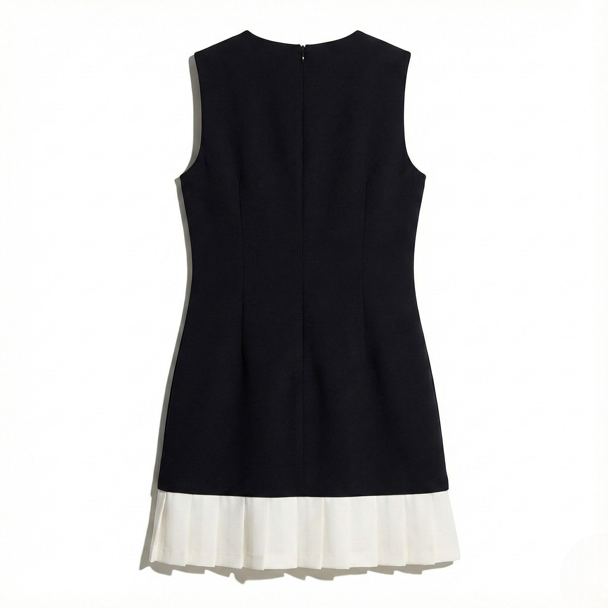 MEWE | Sleeveless A-Line Dress with Pleated Hem Mewe London