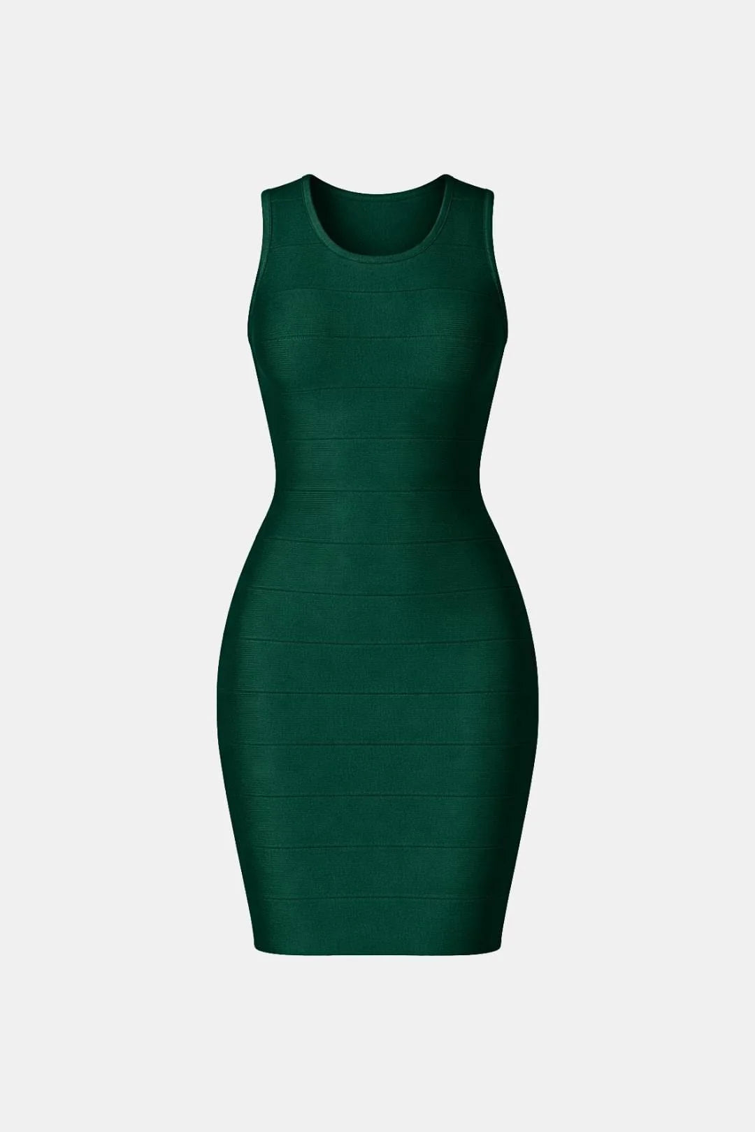MEWE | Sleeveless Bandage Mini Dress with Scoop Neck Mewe London