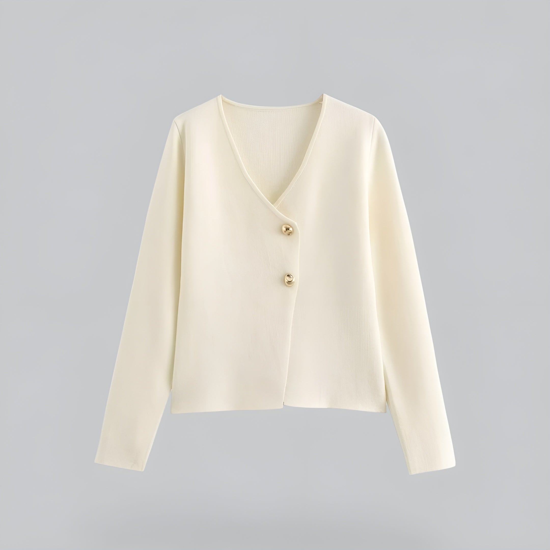 MEWE | Spring Button Front Knit Cardigan with V Neck Mewe London