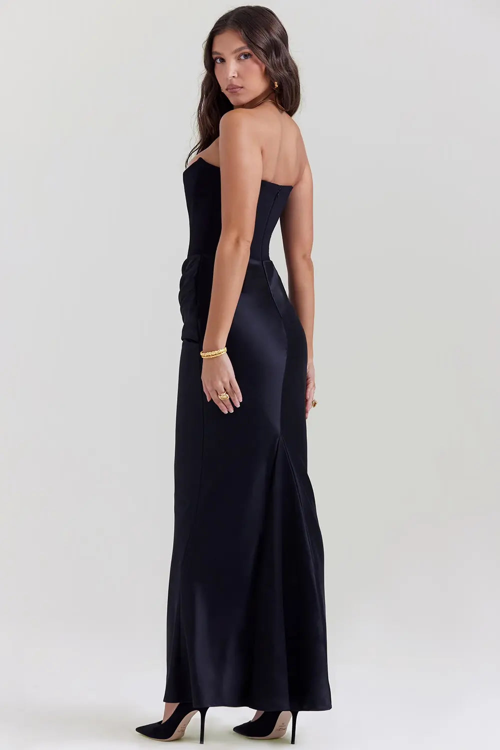 MEWE | Strapless Corset Maxi Dress Mewe London