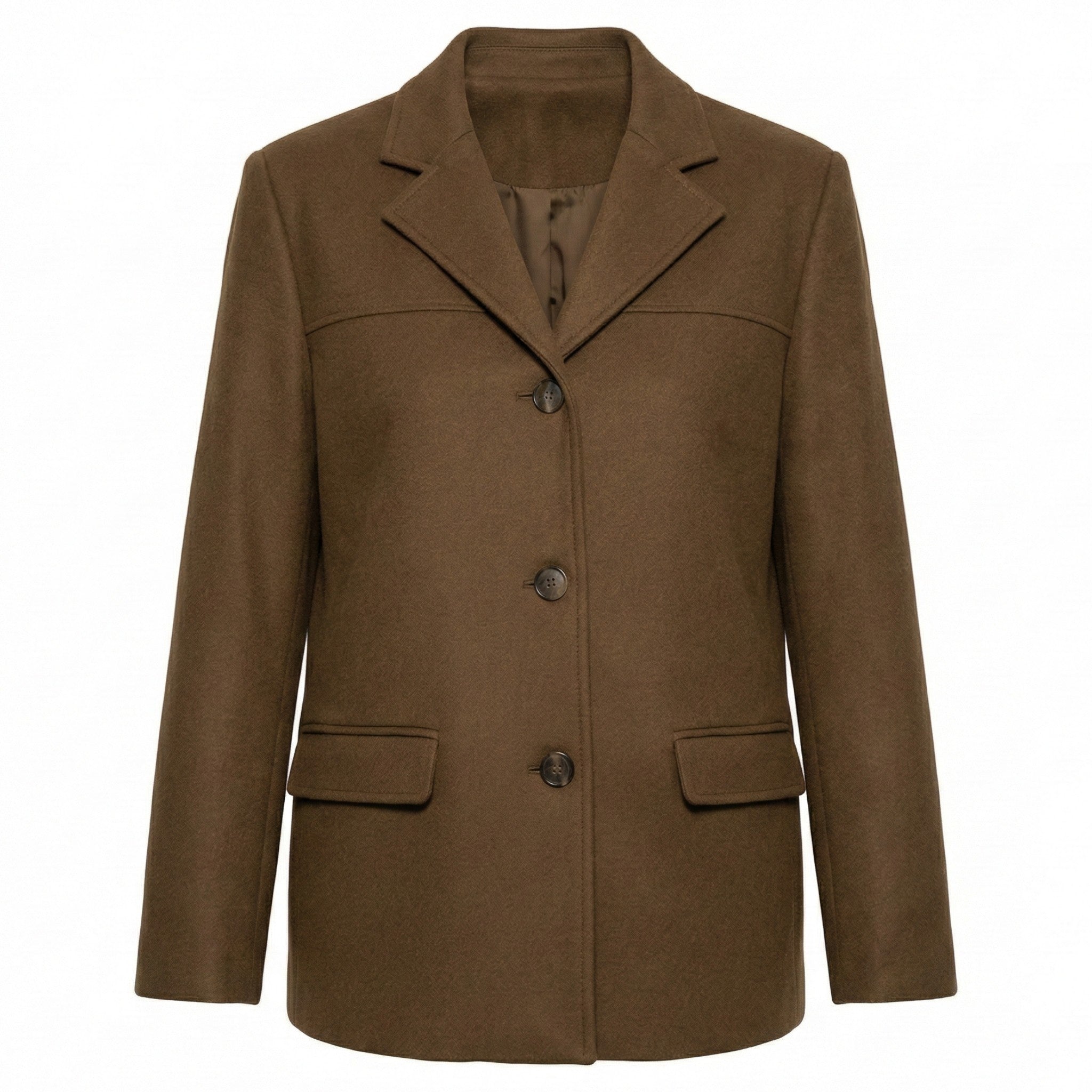 MEWE | Suede Blazer Jacket with Notched Lapel and Button Front Mewe London