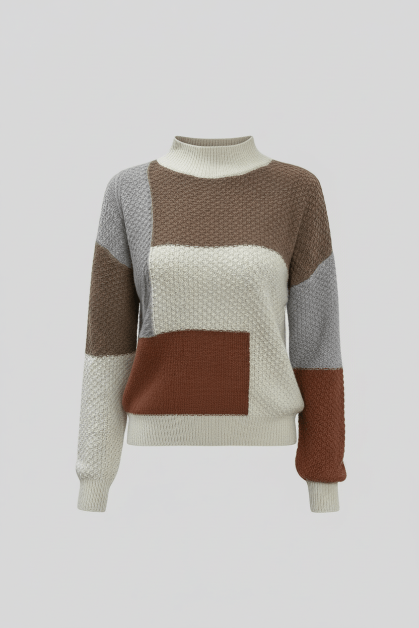 MEWE | Patchwork knit sweatshirt Mewe London