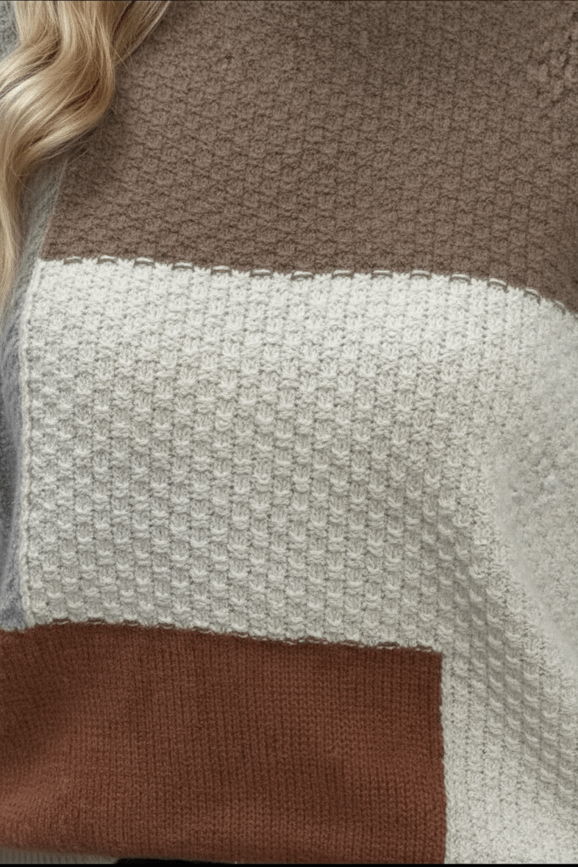 MEWE | Patchwork knit sweatshirt Mewe London