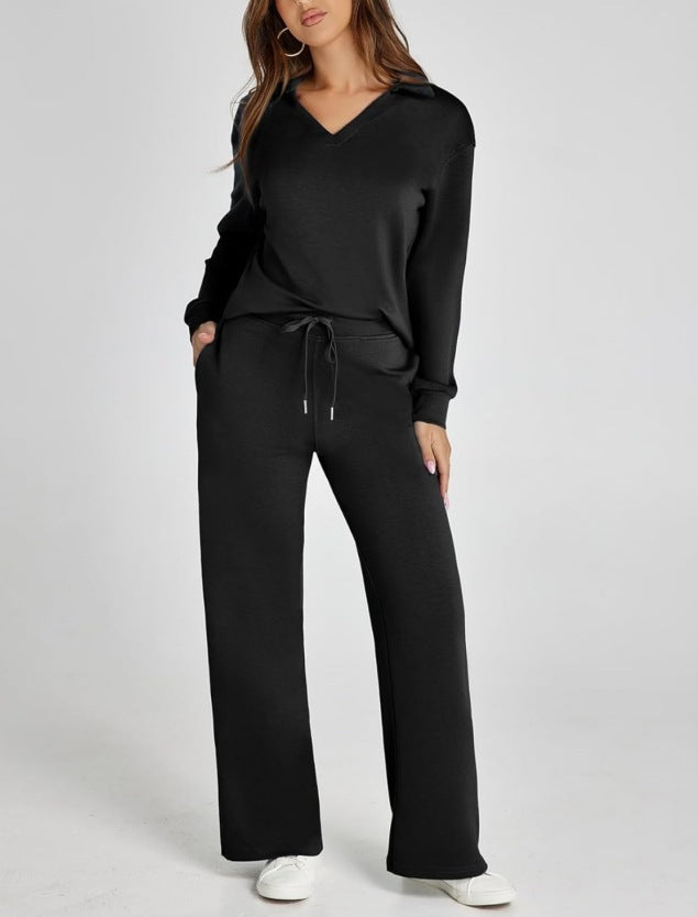 MEWE | Women’s Leisure Set with Zip-Up Sweater and Trousers Mewe London