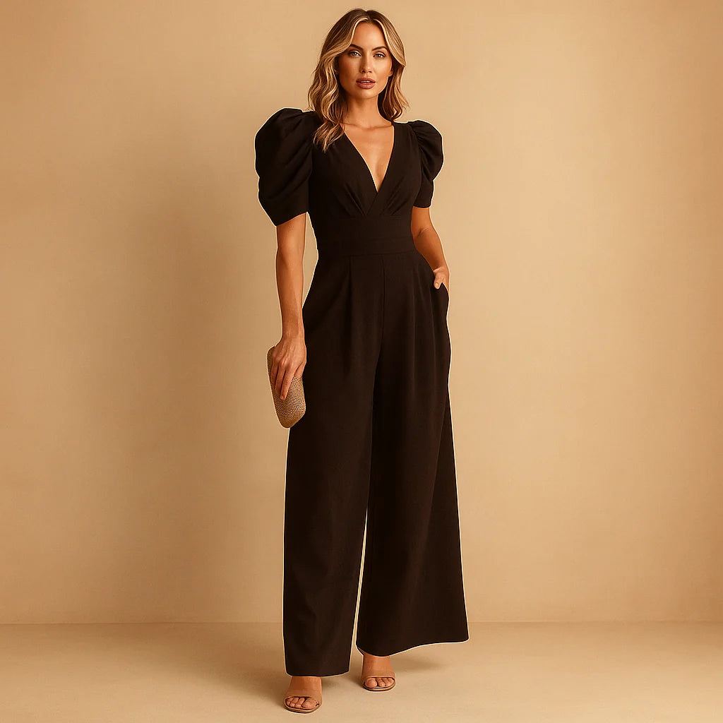 MEWE | Puff Sleeve Jumpsuit Long Silhouette Mewe London