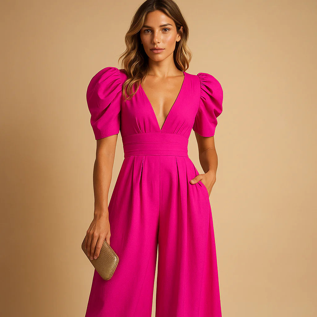 MEWE | Puff Sleeve Jumpsuit Long Silhouette Mewe London